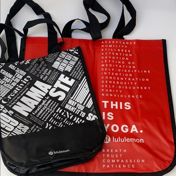 lululemon athletica Other - Lot Of 2 Lululemon Gift Shopping Bags
